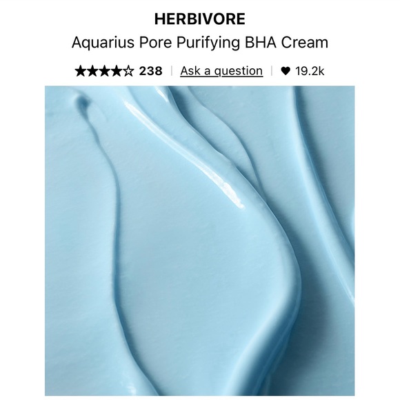 Herbivore Aquarius Pore Purifying Cream - Picture 5 of 6